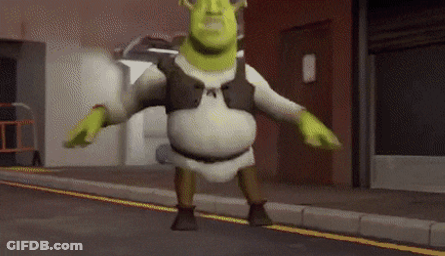 Dancing Shrek Everywhere GIF