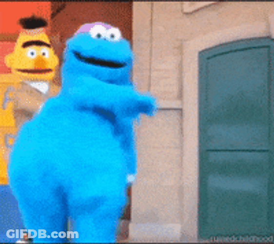 Dancing Sid Cookie Monster GIF
