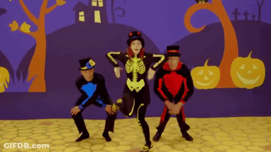 Dancing Skeleton Meme Trio GIF