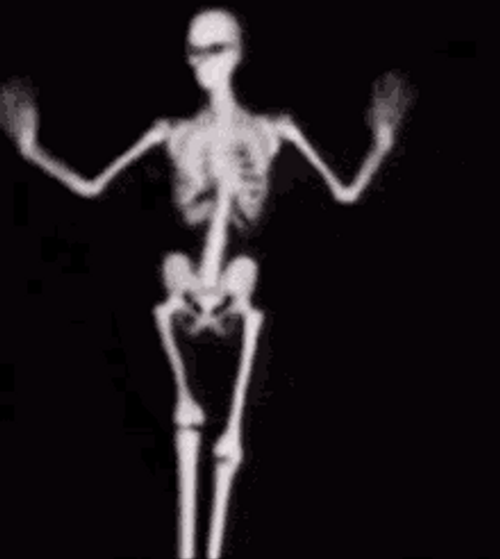 Dancing Skeleton X-Ray Sunglasses GIF