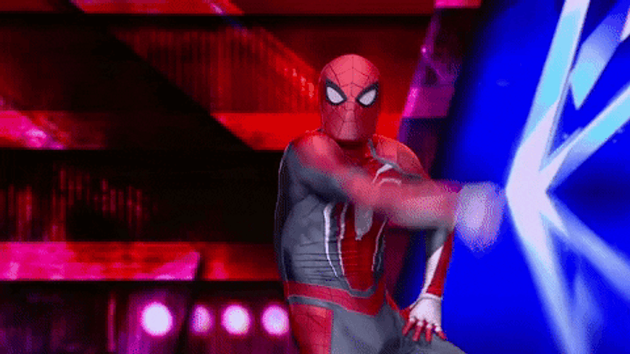 Dancing Spiderman Got Talent Global GIF