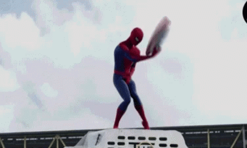 Dancing Spiderman Michael Jackson GIF