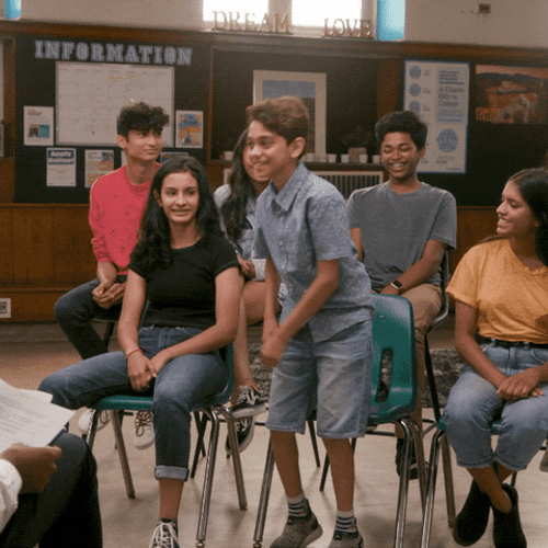 Dancing Student In Class GIF