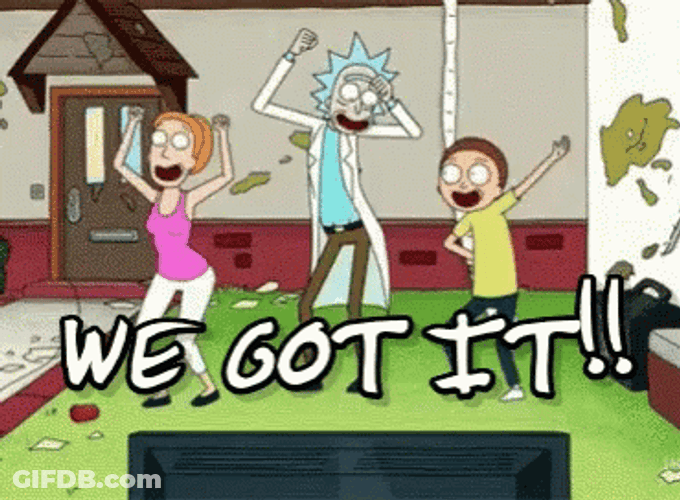 Dancing Summer, Rick And Morty We Did It GIF