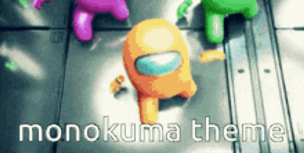 Dancing To Monokuma Theme GIF