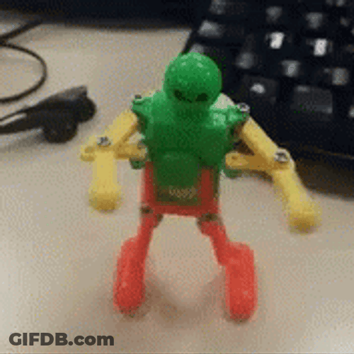 Dancing Toy Robot GIF