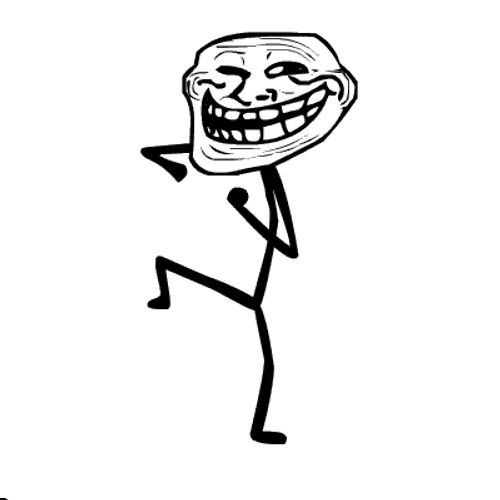 Dancing Troll Face Meme GIF