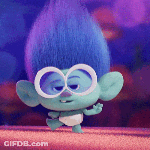 Dancing Trolls Band Together GIF