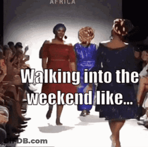 Dancing Walking Into The Weekend GIF