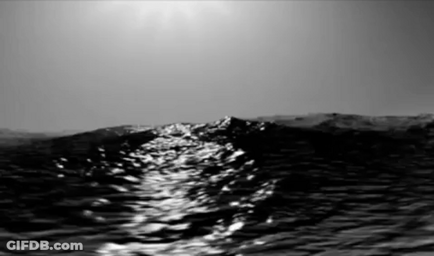 Dancing Waves In The Ocean GIF
