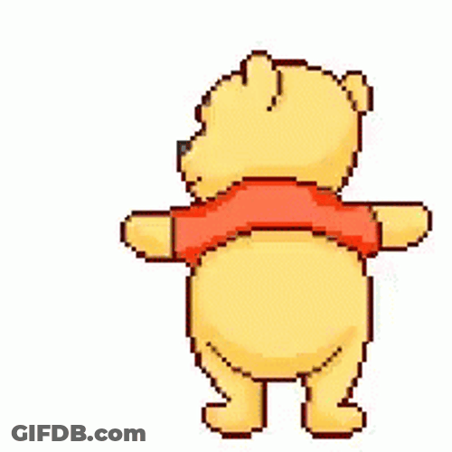 Dancing Winnie The Pooh Backward GIF