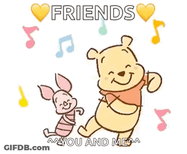 Dancing Winnie The Pooh Friends GIF