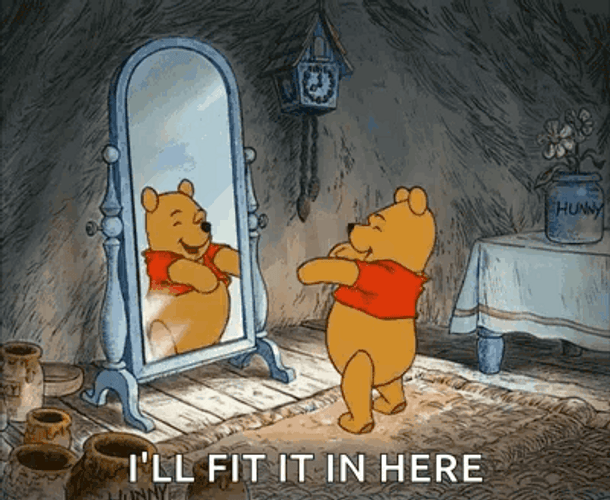 Dancing Winnie The Pooh Ill Fit It In Here GIF