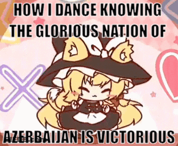 Dancing Witch Celebrating Azerbaijan Victory GIF
