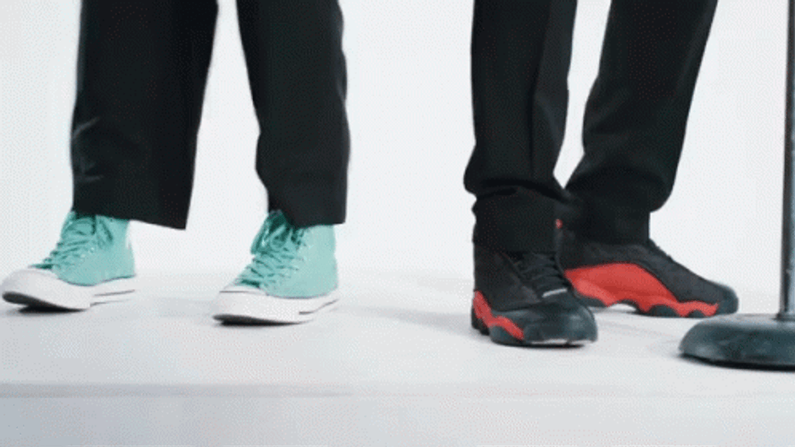 Dancing With Stylish Shoes GIF