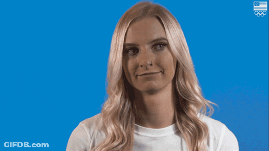 Dancing Woman Funny Faces Expressions GIF