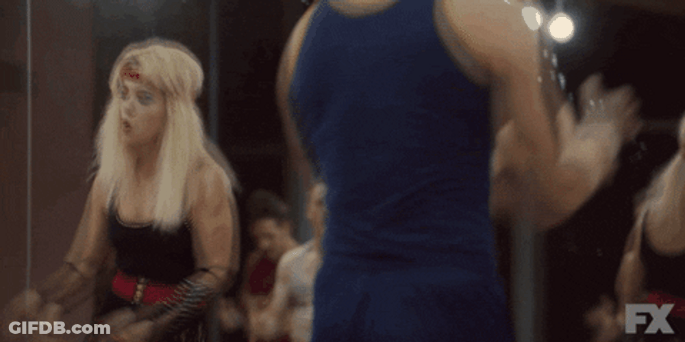 Dancing Woman Hip Thrust GIF