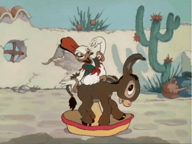 Dancng Donkey Daisy Duck GIF