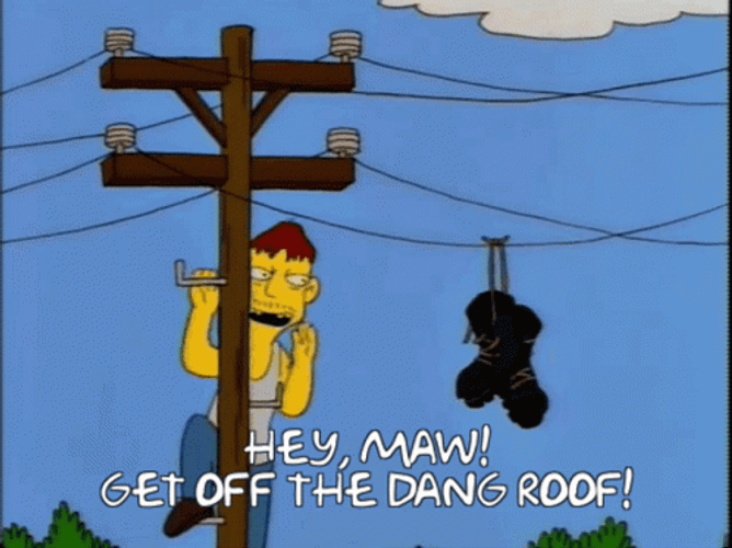 Dang Cletus Spuckler The Simpsons GIF