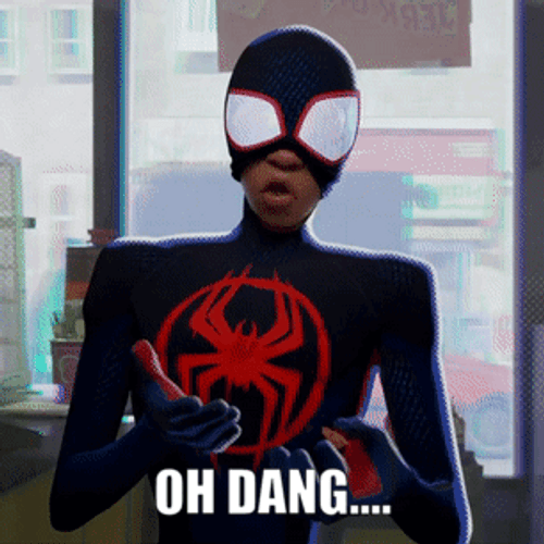 Dang Miles Morales Spiderman GIF
