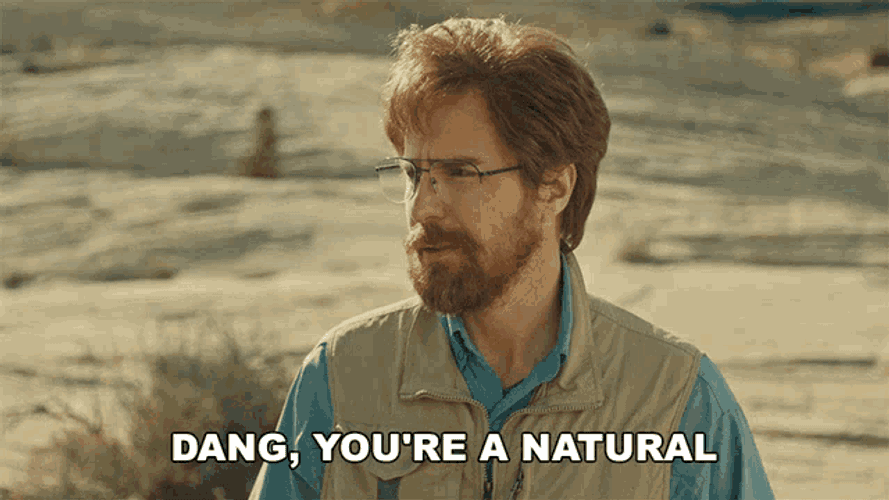 Dang Youre A Natural Sam Rockwell GIF
