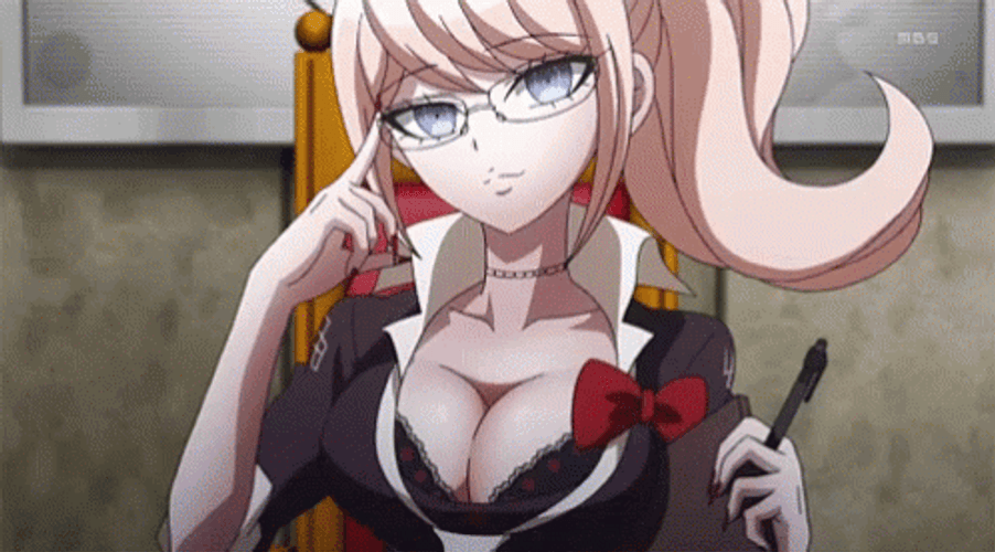 Dangan Ronpa Anime Junko Enoshima GIF