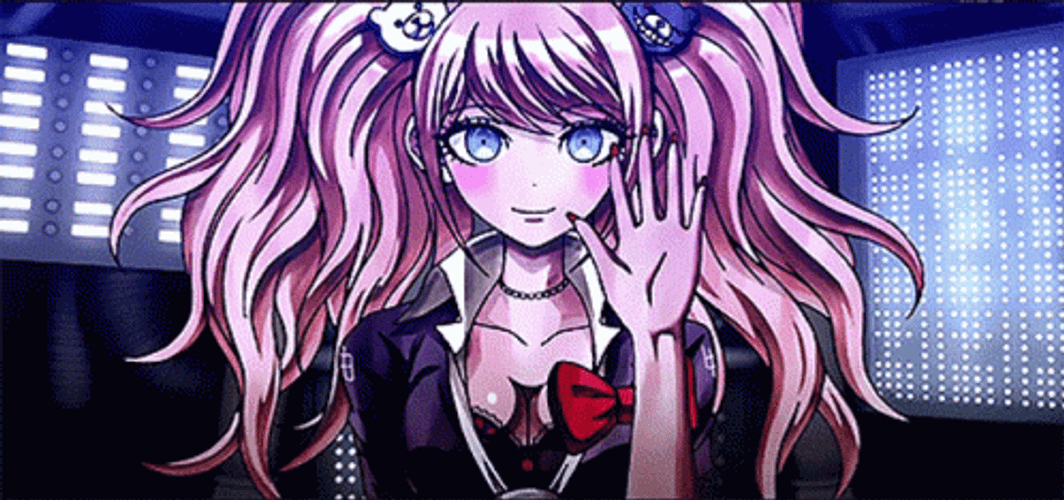 Danganronpa Junko Enoshima Bye GIF