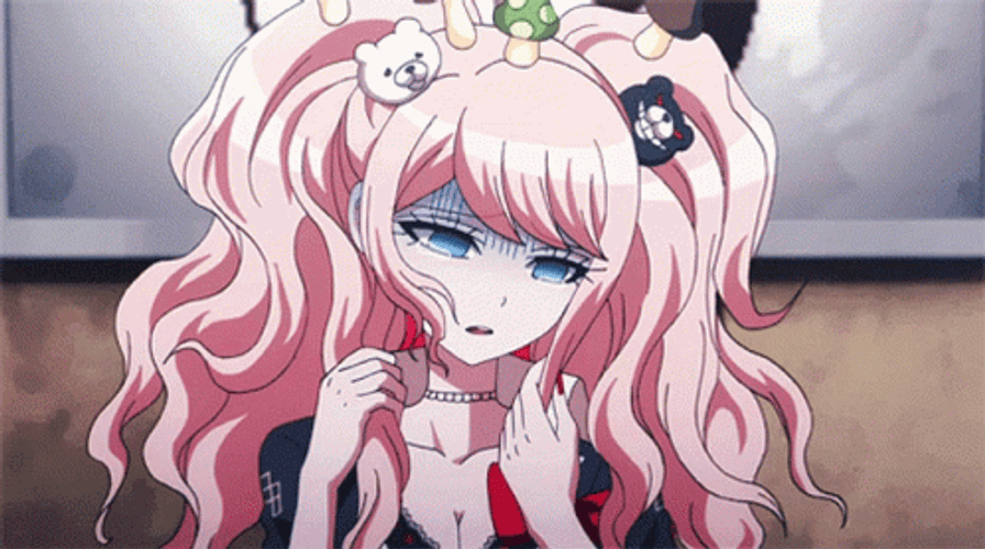 Danganronpa Junko Enoshima Sad GIF