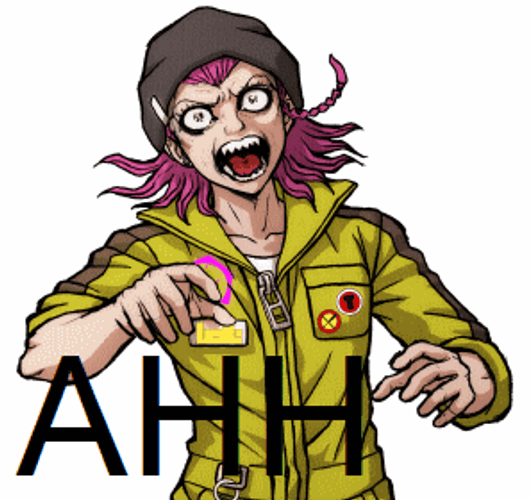 Danganronpa Kazuichi Scream Ahh GIF