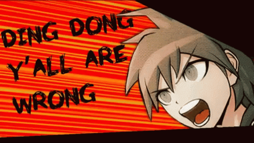 Danganronpa Makoto Ding Dong GIF