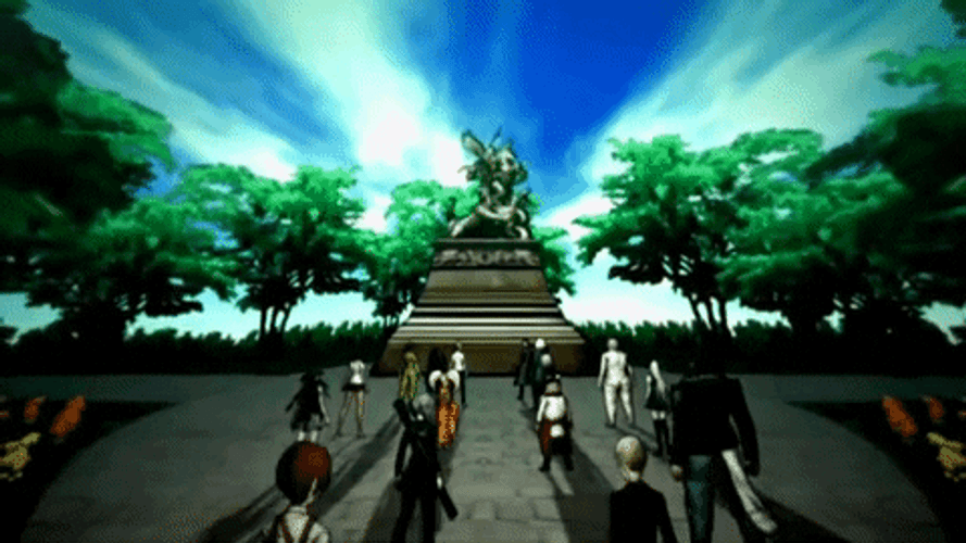 Danganronpa Monokuma Entrance GIF