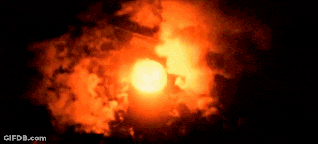 Dangerous Bomb Explosion GIF