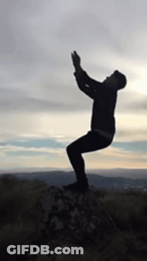 Dangerous Flip Stunt Outside GIF
