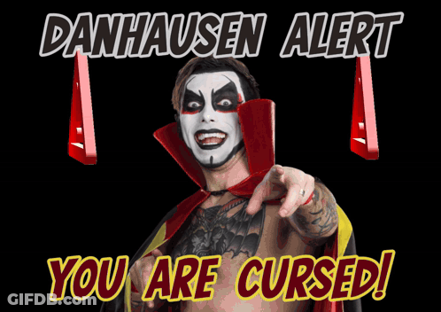 Danhausen Cursed Vampire Poster GIF