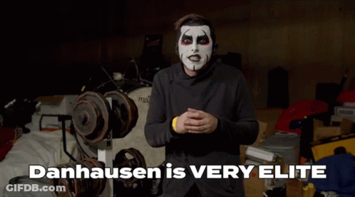 Danhausen Very Elite Text GIF