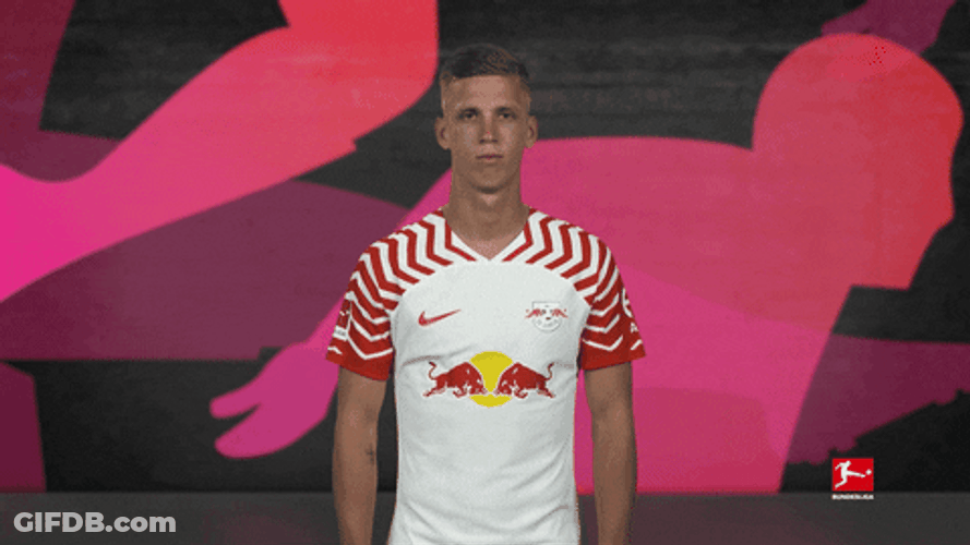 Dani Olmo Aloof Smile GIF