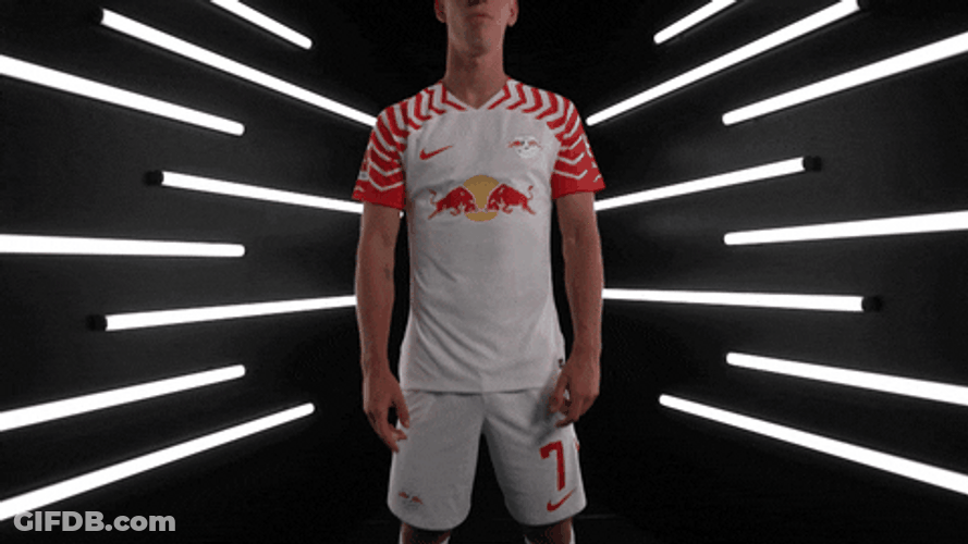 Dani Olmo Double Finger Pointing GIF