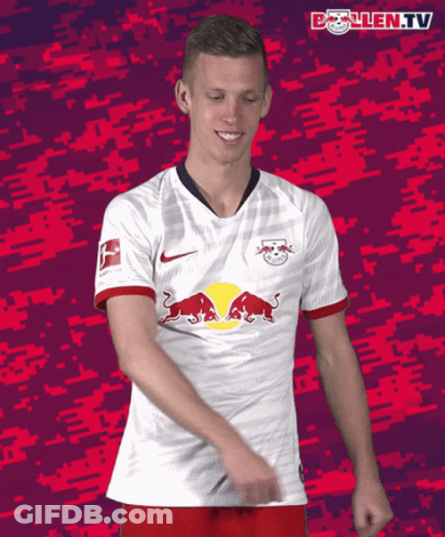 Dani Olmo Timid Floss Dance GIF