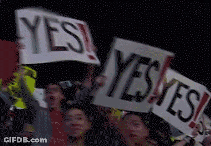Daniel Bryan Yes Audience Sign Perfect Loop GIF