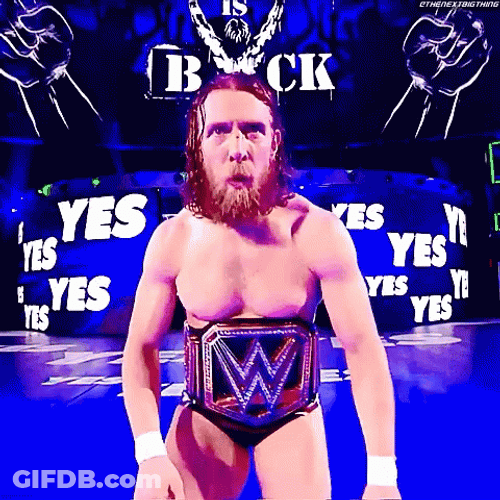 Daniel Bryan Yes Crawling Stage GIF