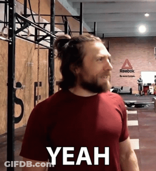Daniel Bryan Yes Gym Yeah GIF
