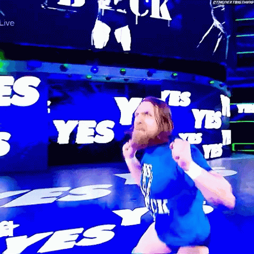 Daniel Bryan Yes Jumping GIF
