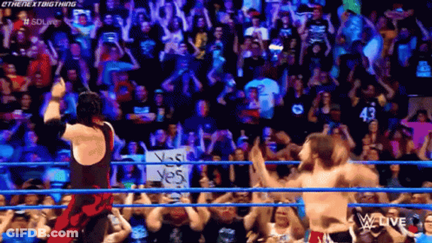Daniel Bryan Yes Kane WWE Smackdown GIF
