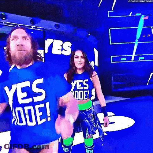 Daniel Bryan Yes Mode Stage Performance GIF