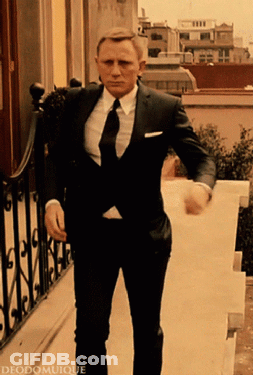 Daniel Craig Secret Service Walking GIF