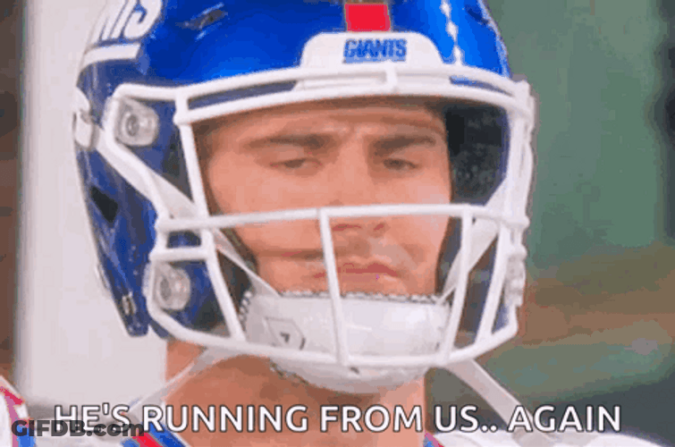 Daniel Jones Not On Good Shape GIF