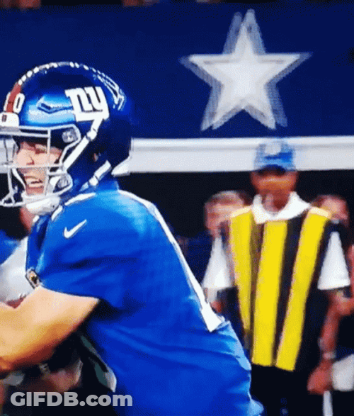Daniel Jones Physical Injury GIF