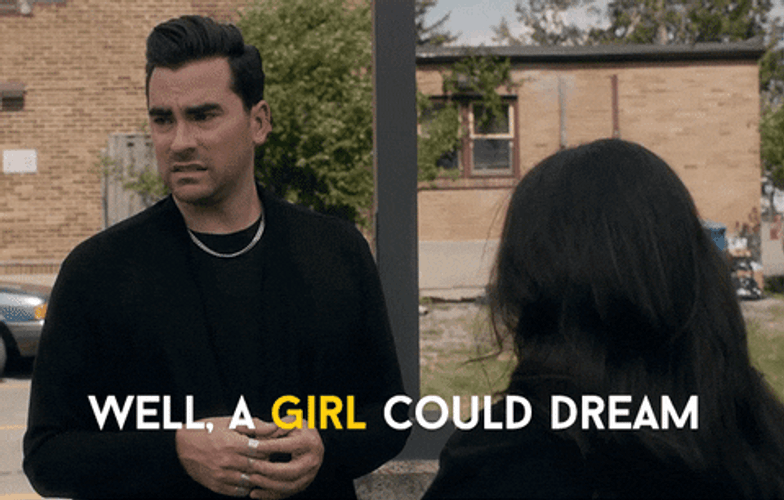 Daniel Levy Sarcastic Dream GIF