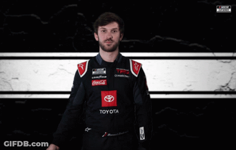 Daniel Suarez Waving Flag GIF