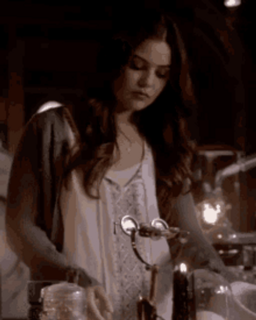 Danielle Campbell Davina Claire The Originals Observing GIF